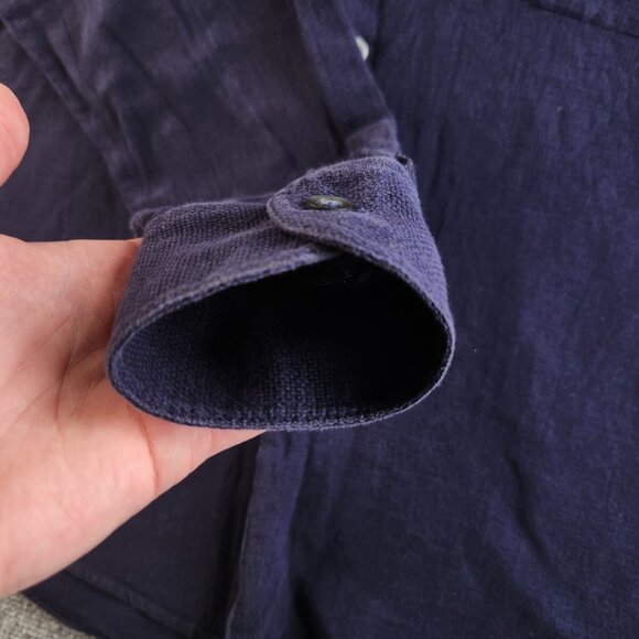 Iceberg Shirt Disney Medium Blue Long Sleeve Button Up Mickey Mouse Embroidery - Picture 14 of 16